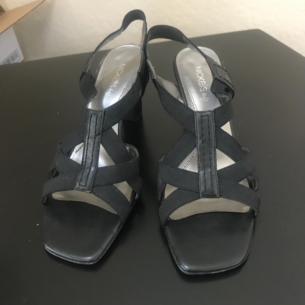 Nickels loft black heels.